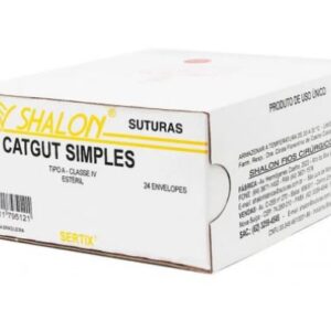 CATGUT SIMPLES LACADO 0 150CM MCR40-S SHALON