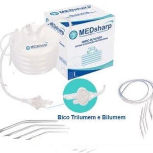 DRENO DE SUCCAO 6.4 SANFONADO MEDSHARP