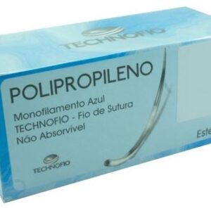 POLIPROPILENO AZUL 3-0 (1/2) 75CM C/AG 2,5CM TECHNOFIO