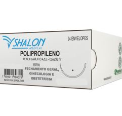 POLIPROPILENO AZUL 5-0 C/2AG.1,5MRV SHALON