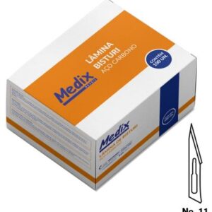 LAMINA DE BISTURI Nº 11 CX/100 GLOMED