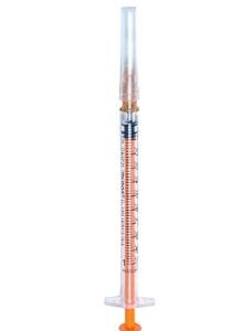SERINGA DESC. 01ML INSULINA C/ AGULHA ACOP 13X0.45 (26G 1/2) MEDIX